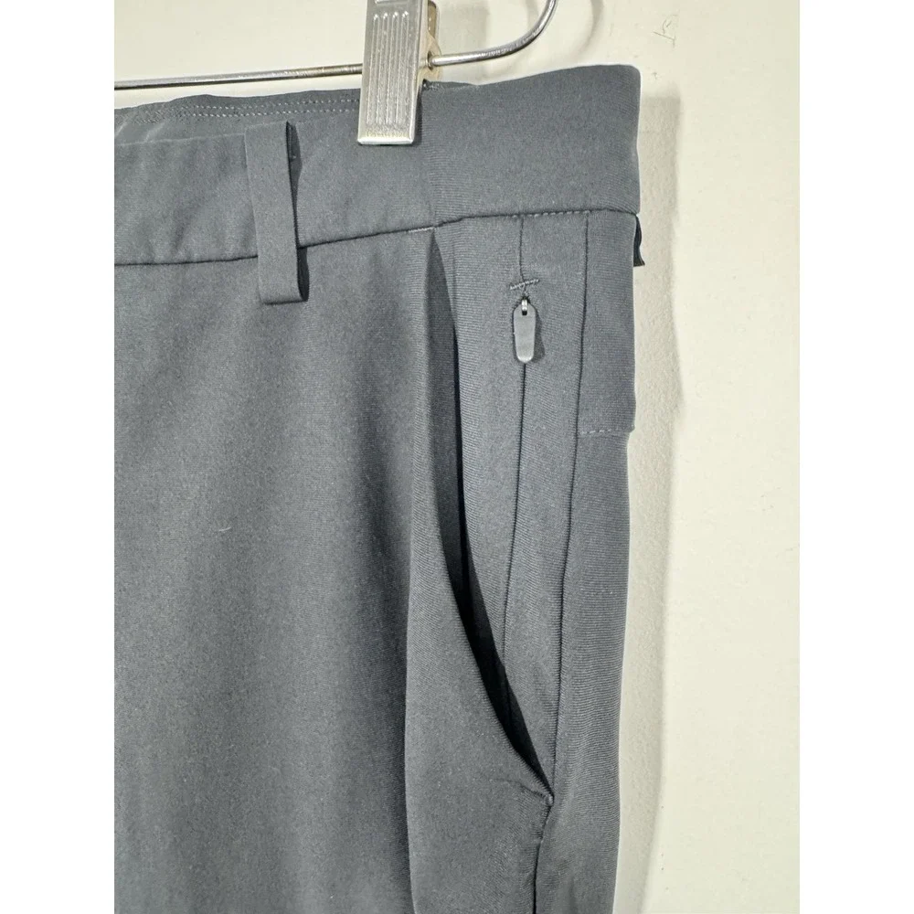 Lululemon Commission Pants Slim Fit Size 34x31 Warpstreme Charcoal Gray Athletic